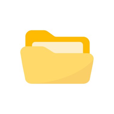 Beyaz arkaplanda dizin ikonu vektör tasarım şablonu