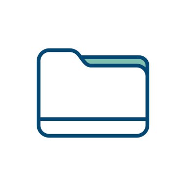 Beyaz arkaplanda dizin ikonu vektör tasarım şablonu