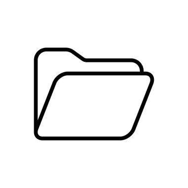 Beyaz arkaplanda dizin ikonu vektör tasarım şablonu