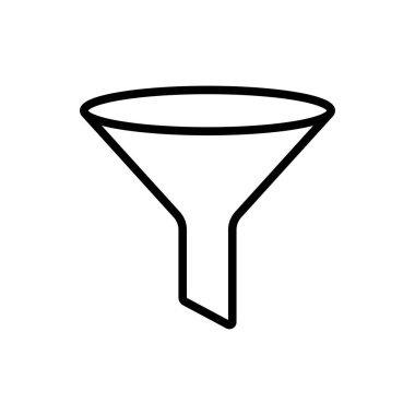 huni filtresi simge vektör tasarım şablonu beyaz arkaplan