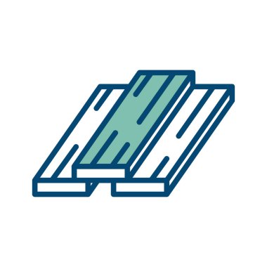 Kereste ağaç simgesi vektör şablonu beyaz arkaplanda