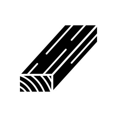 Kereste ağaç simgesi vektör şablonu beyaz arkaplanda