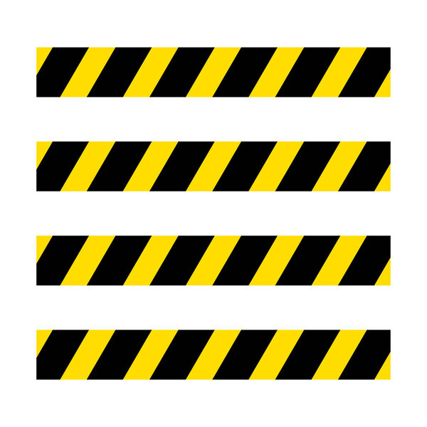 barricade tape icon vector design template in white background