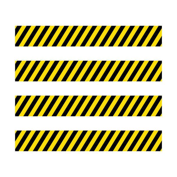 barricade tape icon vector design template in white background