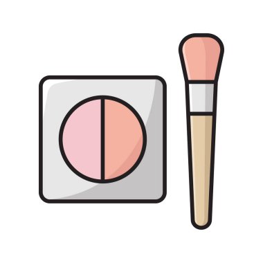 Beyaz arkaplanda simge vektör tasarım şablonu üzerinde kızarma