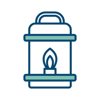 yağ lambası ikon vektör tasarım şablonu beyaz arkaplan