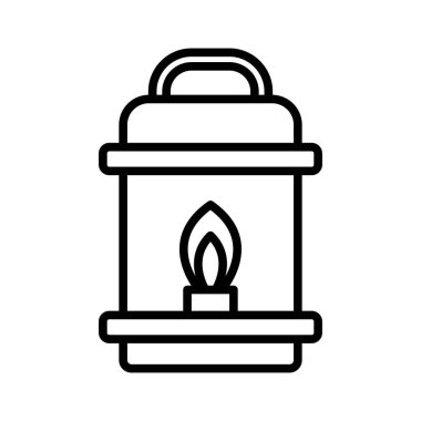 yağ lambası ikon vektör tasarım şablonu beyaz arkaplan