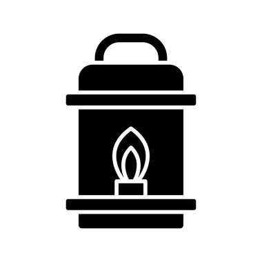 yağ lambası ikon vektör tasarım şablonu beyaz arkaplan