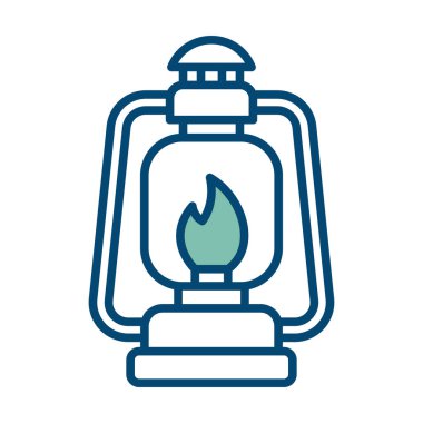 yağ lambası ikon vektör tasarım şablonu beyaz arkaplan