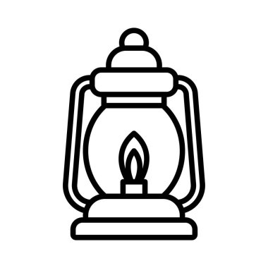 yağ lambası ikon vektör tasarım şablonu beyaz arkaplan