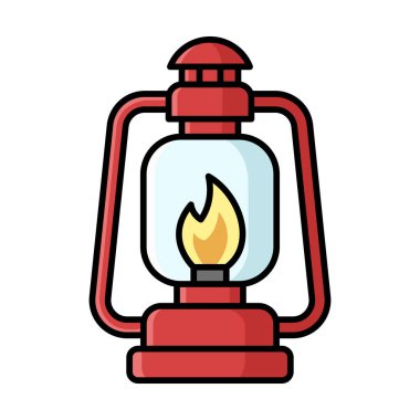 yağ lambası ikon vektör tasarım şablonu beyaz arkaplan