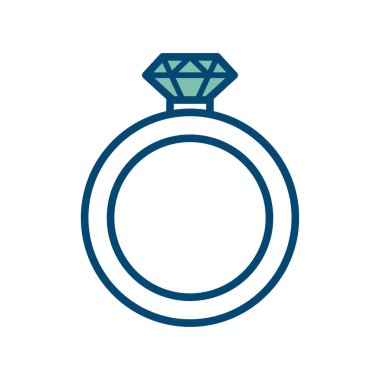 Alyans ikonu vektör tasarım şablonu beyaz arkaplan