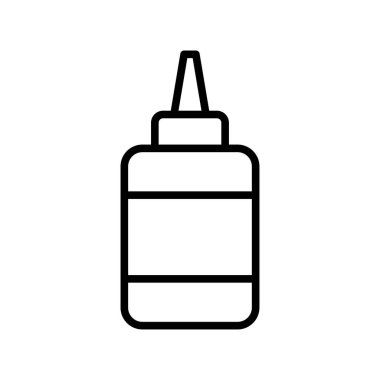 Beyaz arkaplanda yağ simgesi tasarım şablonu dikiliyor