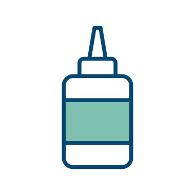 Beyaz arkaplanda yağ simgesi tasarım şablonu dikiliyor