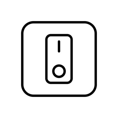 Beyaz arkaplanda düğme ikon vektör tasarım şablonu değiştir