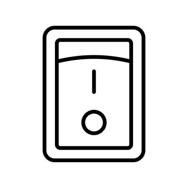 Beyaz arkaplanda düğme ikon vektör tasarım şablonu değiştir