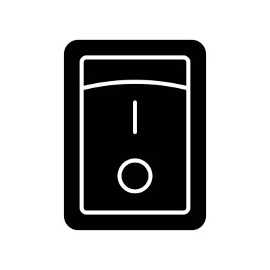 Beyaz arkaplanda düğme ikon vektör tasarım şablonu değiştir