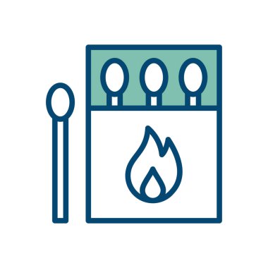 Simge vektör tasarım şablonunu beyaz arkaplanda eşleştir