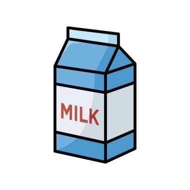 milk icon vector design template in white background clipart