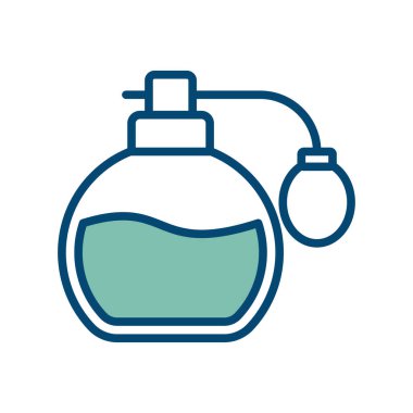 Parfüm simgesi tasarım şablonu beyaz arkaplan