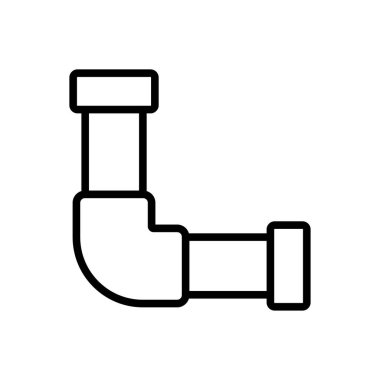 Boru tesisatı ikon vektör tasarım şablonu beyaz arkaplan