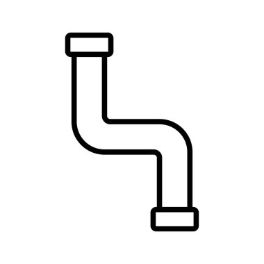 Boru tesisatı ikon vektör tasarım şablonu beyaz arkaplan