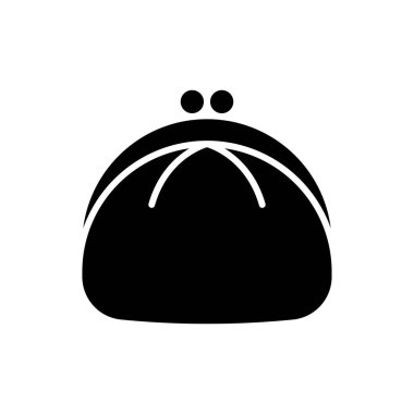 çanta simgesi vektör tasarım şablonu beyaz arkaplan