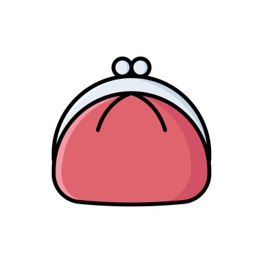 çanta simgesi vektör tasarım şablonu beyaz arkaplan