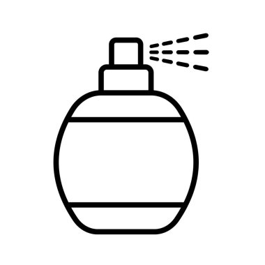 Beyaz arkaplanda sprey ikon vektör tasarım şablonu