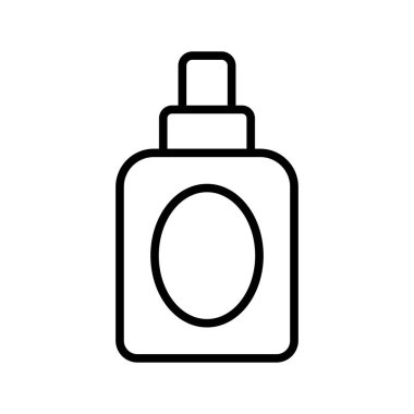 Beyaz arkaplanda sprey ikon vektör tasarım şablonu