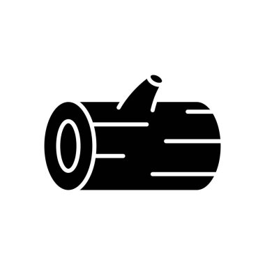 Ahşap günlük simgesi vektör tasarım şablonu beyaz arkaplan