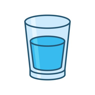 Su ikonu vektör tasarım şablonu