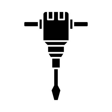 çekiç simgesi tasarım şablonu beyaz arkaplanda