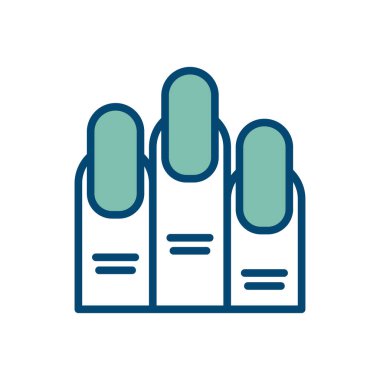 çivi simgesi tasarım şablonu beyaz arkaplan