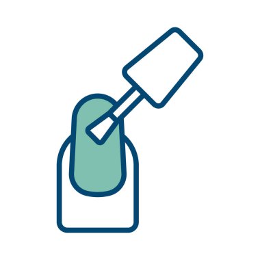 çivi simgesi tasarım şablonu beyaz arkaplan