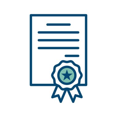 ödül - beyaz arkaplanda madalya ikonu vektör tasarım şablonu