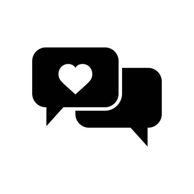 kabarcık konuşma simgesi vektör tasarım şablonu beyaz arkaplan