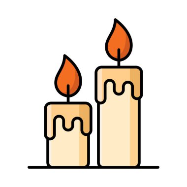 mum simgesi tasarım şablonu beyaz arkaplan