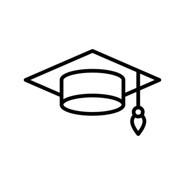 mezuniyet kapsülü vektör tasarım şablonu beyaz arkaplan