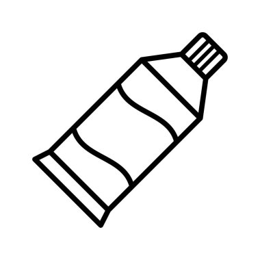 diş macunu simge vektör tasarım şablonu beyaz arkaplan