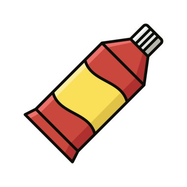 diş macunu simge vektör tasarım şablonu beyaz arkaplan