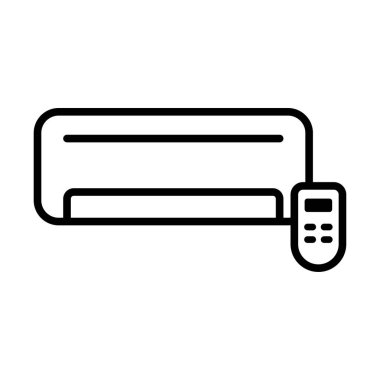 Klima simgesi vektör tasarım şablonu beyaz arkaplanda