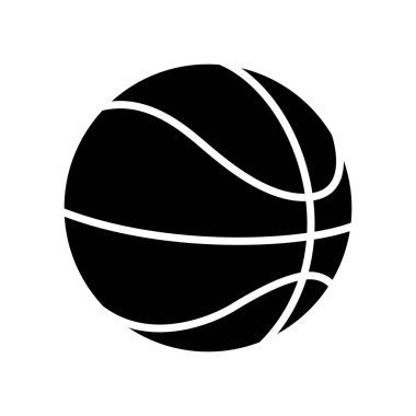 Basketbol ikonu vektör tasarım şablonu beyaz arkaplan
