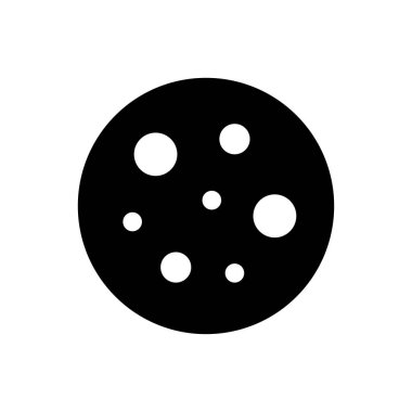 Beyaz arkaplanda çerez simgesi tasarım şablonu