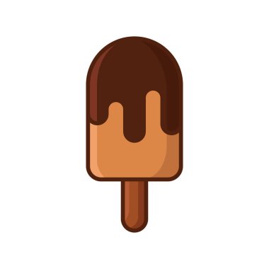 dondurma simgesi vektör tasarım şablonu beyaz arkaplan