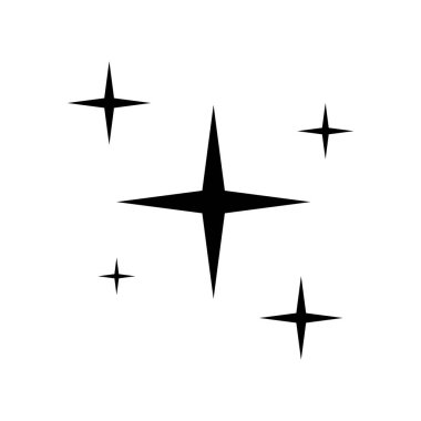 Kuzey yıldızı simge vektör tasarım şablonu beyaz arkaplan