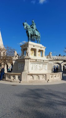 Viyana, Avusturya - 10 Aralık, 22 Aralık 18: Stehen 'in ünlü heykeli ya da Stehen' in şehrin kralı