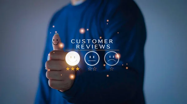 Customer Review Satisfaction Feedback Survey Concept Business People Rate Service Royalty Free Stock Photos