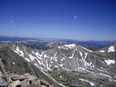 Beautiful view from top of Quandary Peak, Colorado  14,271'