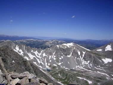 Beautiful view from top of Quandary Peak, Colorado  14,271' clipart